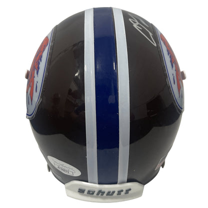 Adam Sandler Signed Waterboy Mud Dogs Mini Helmet