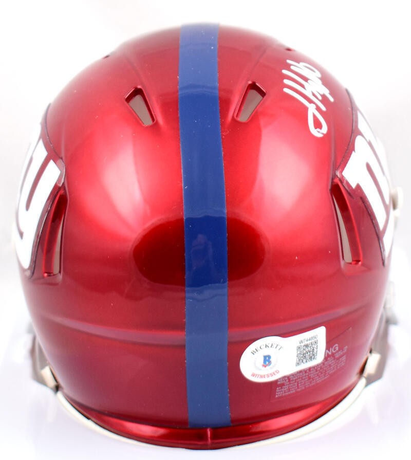 Jalin Hyatt Signed New York Giants Flash Mini Helmet