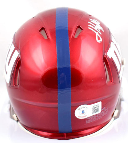 Jalin Hyatt Signed New York Giants Flash Mini Helmet
