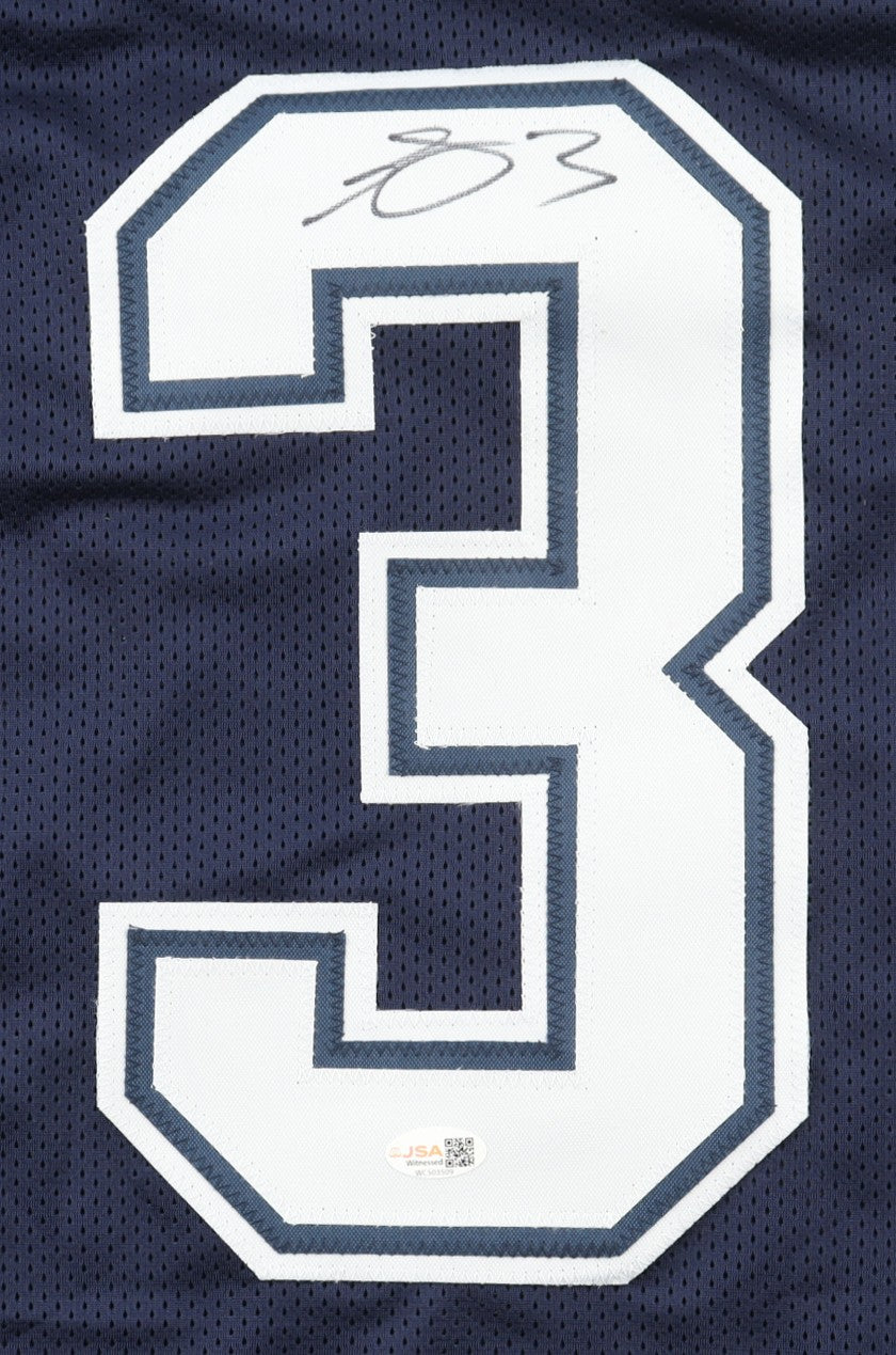 George Pickens Signed Dallas Cowboys Blue Custom Jersey