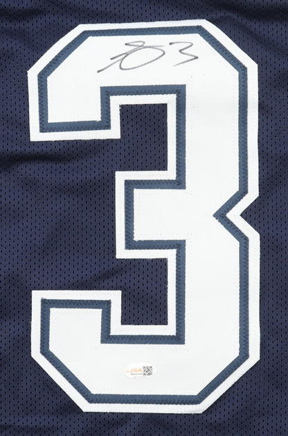 George Pickens Signed Dallas Cowboys Blue Custom Jersey
