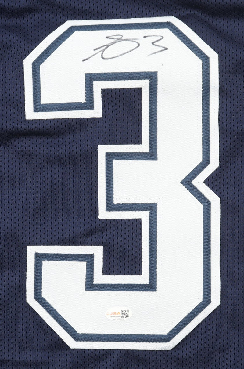 George Pickens Signed Dallas Cowboys Blue Custom Jersey