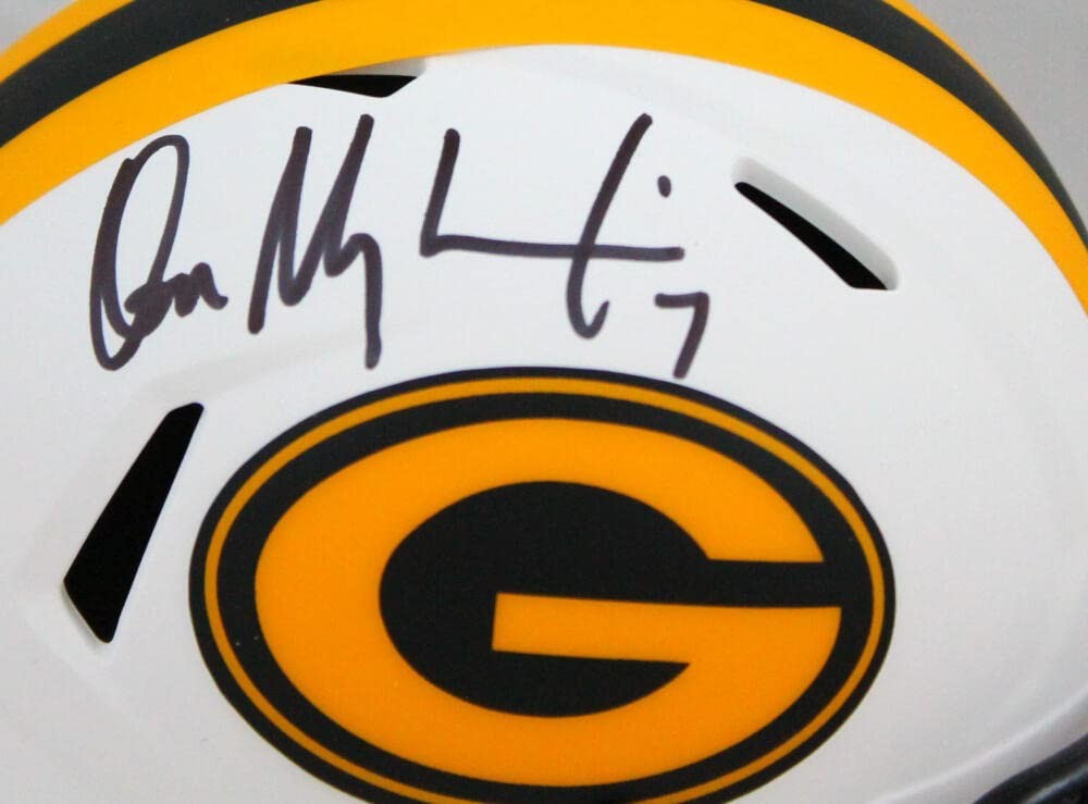 Don Majkowski Signed Green Bay Packers Lunar Speed Mini Helmet