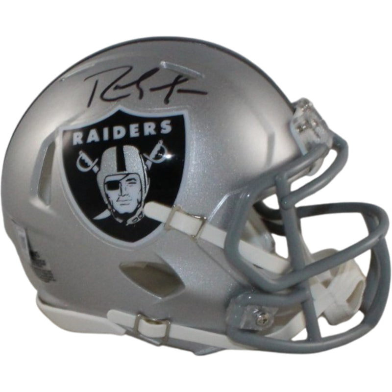 Randy Moss Signed Oakland Raiders Mini Helmet
