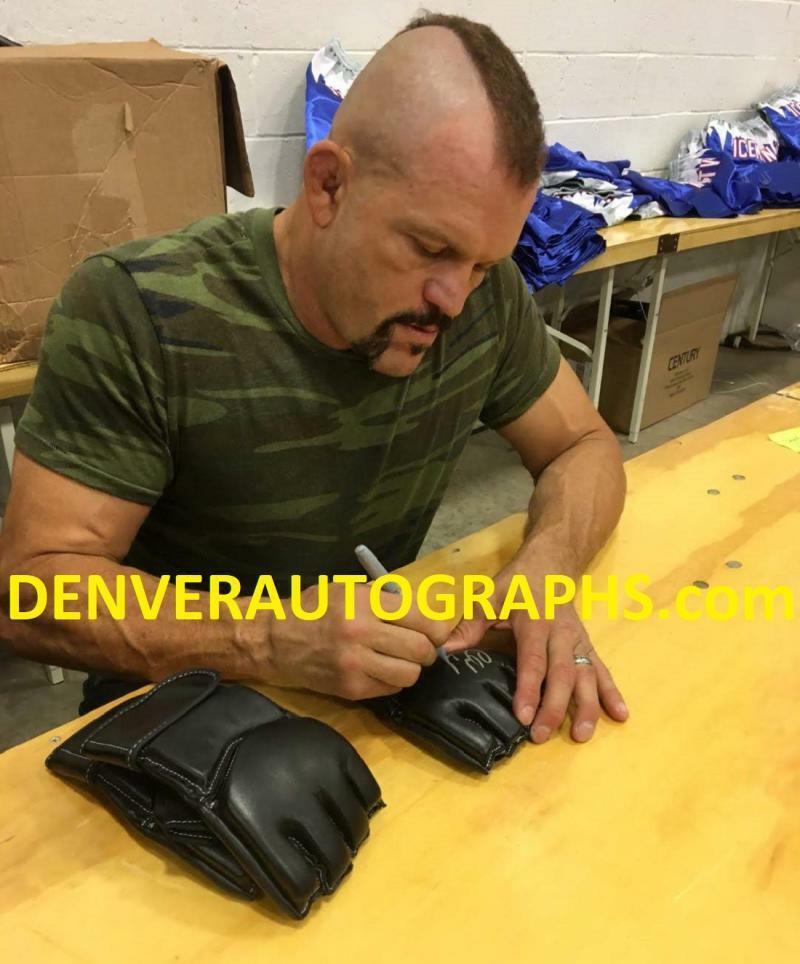 Chuck Liddell Autographed UFC Century MMA Glove Beckett Authentication