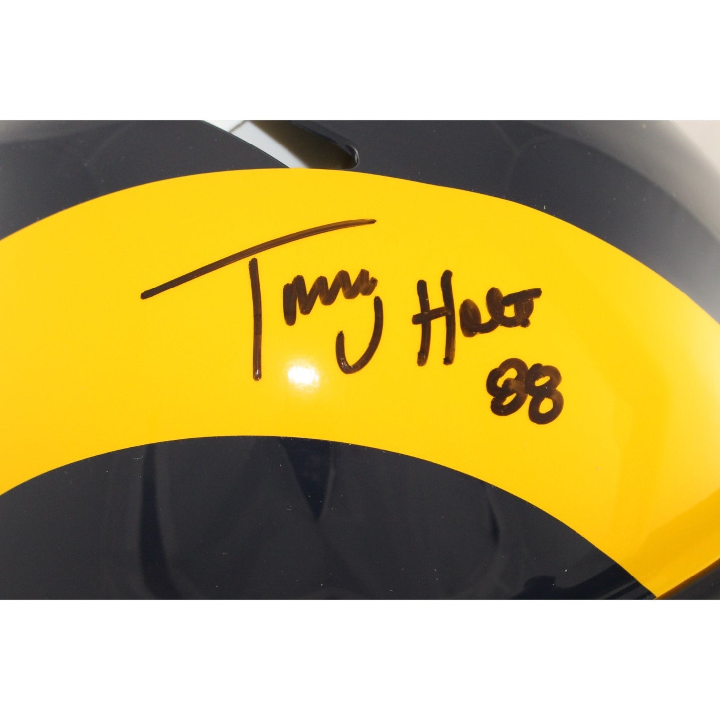 Torry Holt Autographed St. Louis Rams Full Size Authentic Throwback Helmet