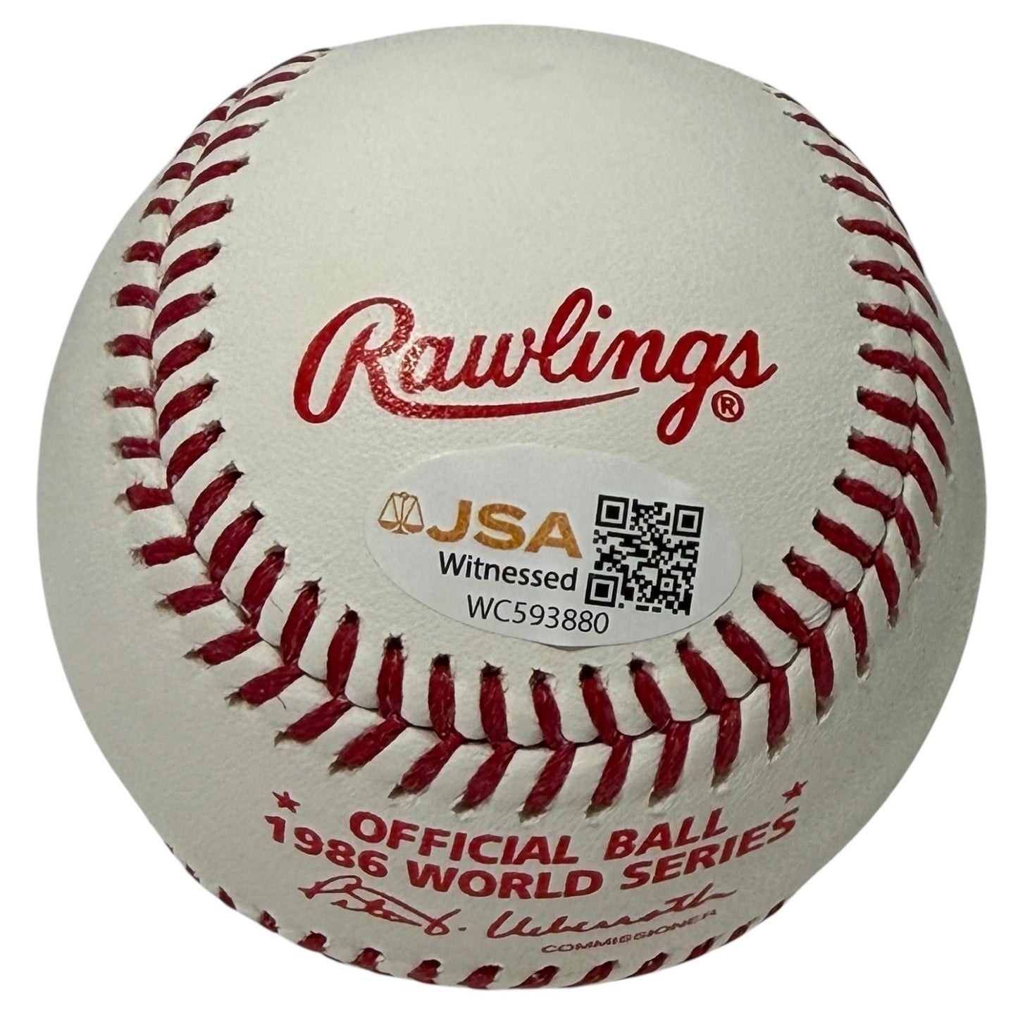 Mookie Wilson Signed 1986 World Series New York Mets Baseball (2 Inscriptions)