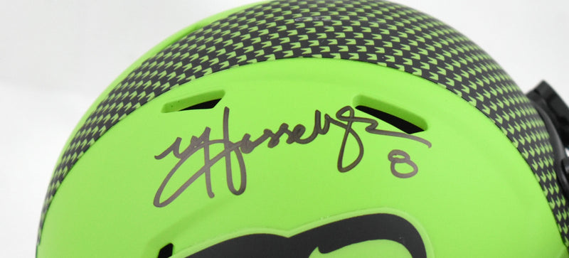Matt Hasselbeck Signed Seattle Seahawks Rave Mini Helmet