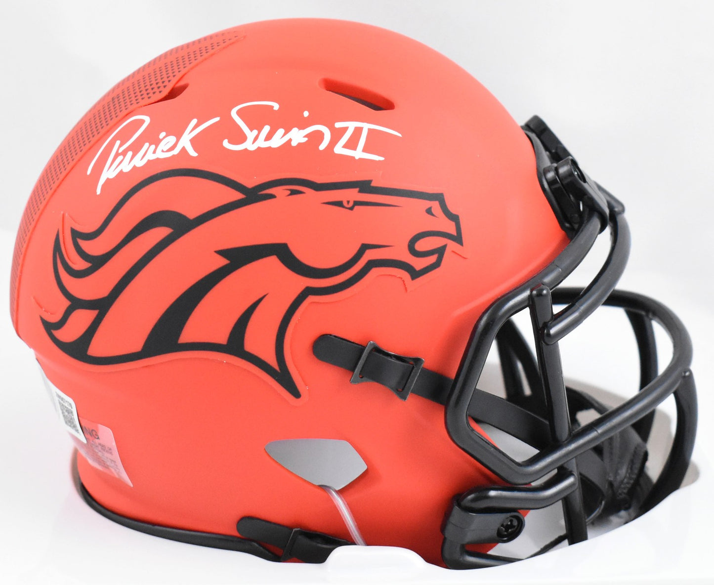 Patrick Surtain II Autographed Denver Broncos Rave Speed Mini Helmet
