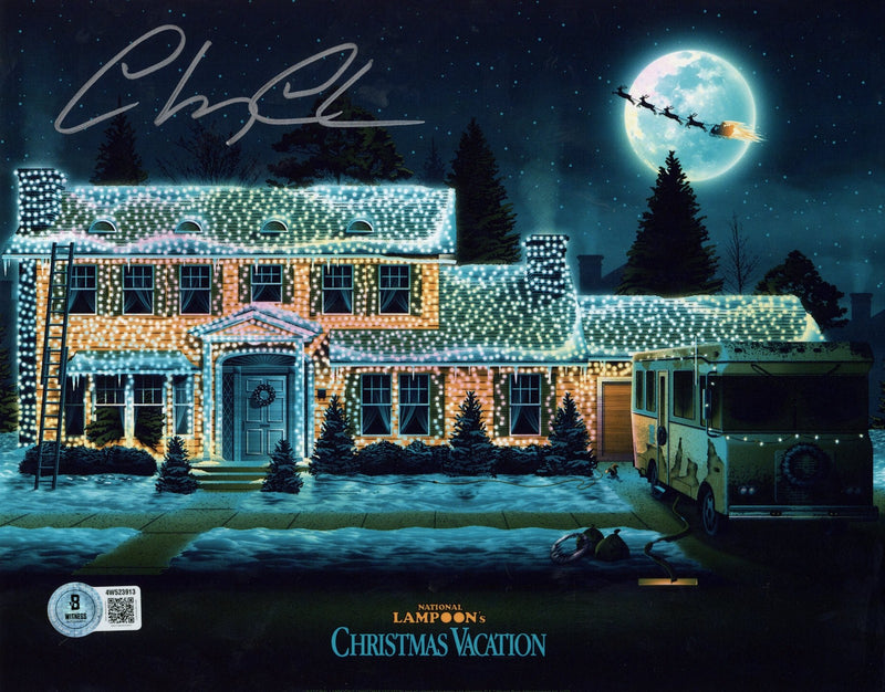 Chevy Chase Signed Christmas Vacation 8x10 Photo