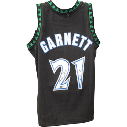 Kevin Garnett Signed Minnesota Timberwolves Mitchell & Ness Jersey "Big Tic"