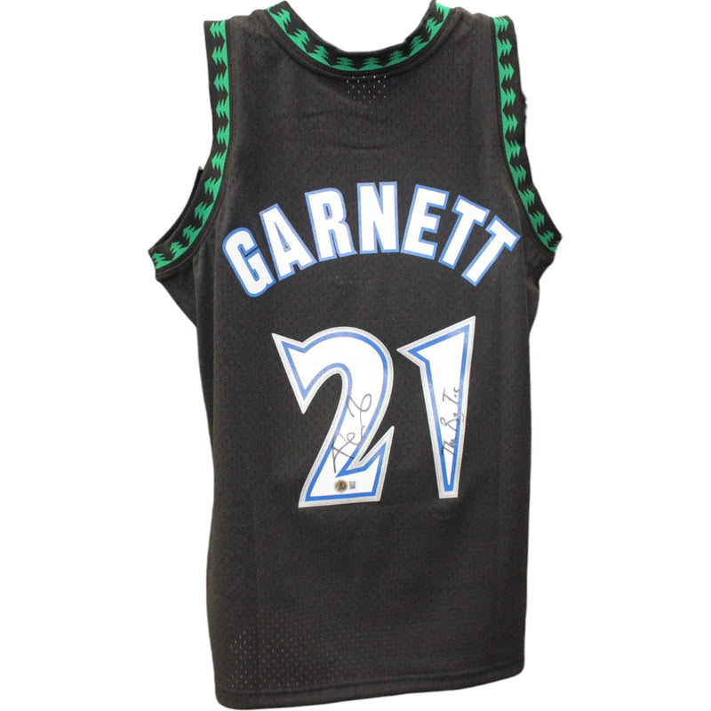 Kevin Garnett Signed Minnesota Timberwolves Mitchell & Ness Jersey "Big Tic"