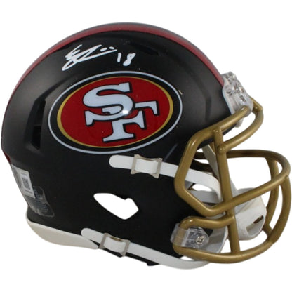 Eddie Pineiro Signed San Francisco 49ers Rivalries Mini Helmet