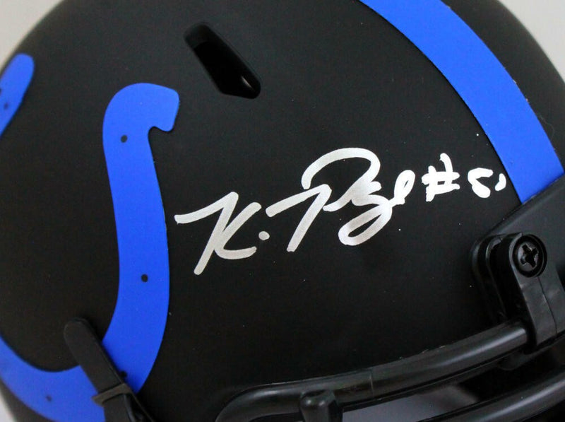 Kwity Paye Autographed Indianapolis Colts Eclipse Speed Mini Helmet