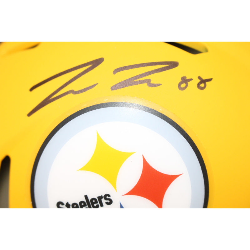 Pat Freiermuth Pittsburgh Steelers Autographed 2025 Alternate Mini Helmet