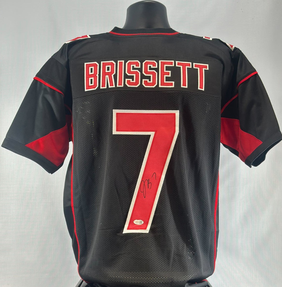 Jacoby Brissett Autographed Arizona Cardinals Custom Black Jersey