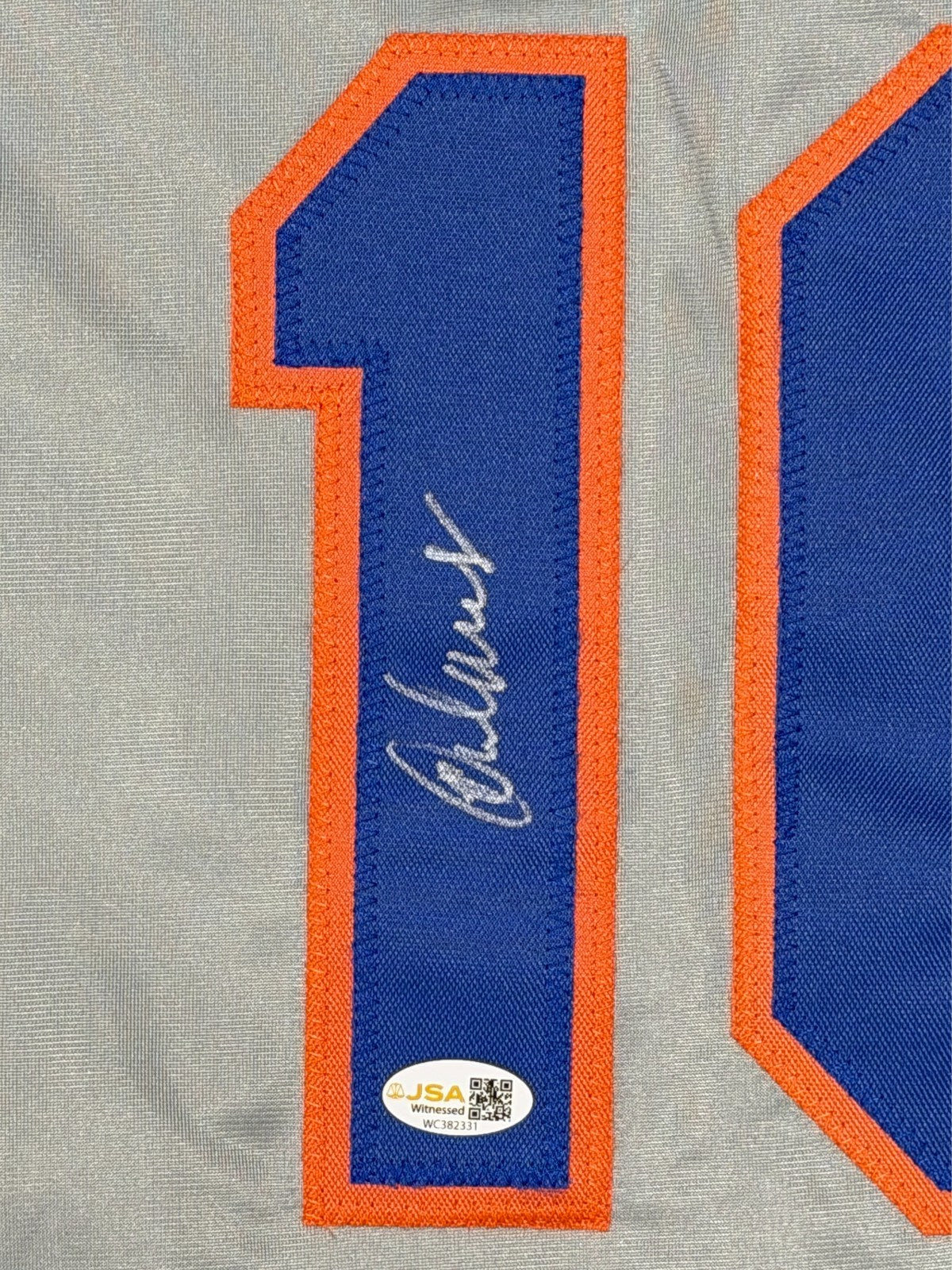 Rey Ordonez Signed New York Mets Custom Grey Jersey (JSA COA)