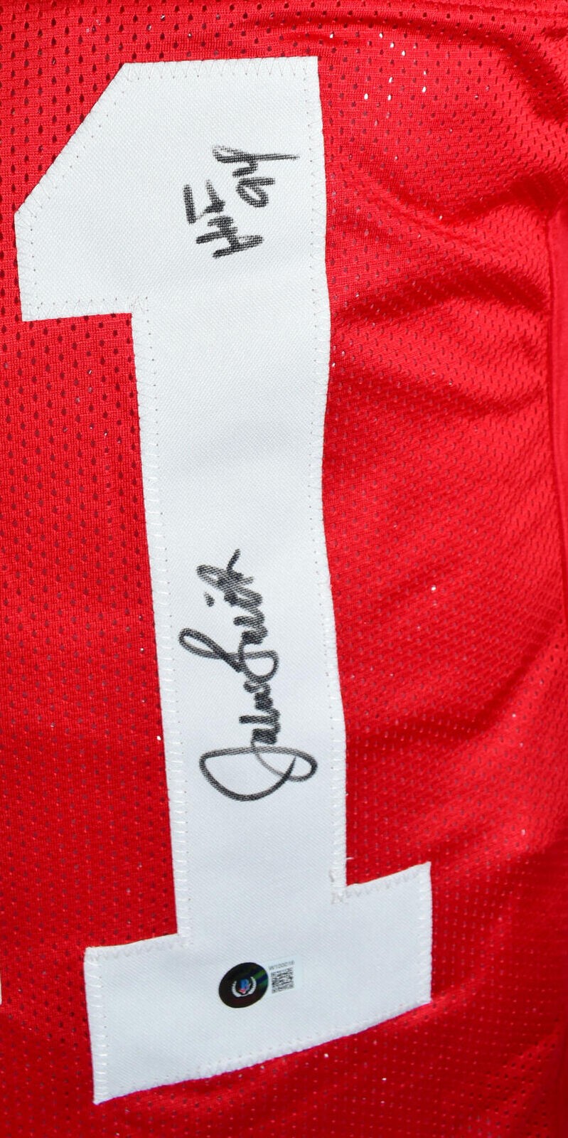 Jackie Smith Autographed St. Louis Cardinals Custom Red Jersey (HOF)
