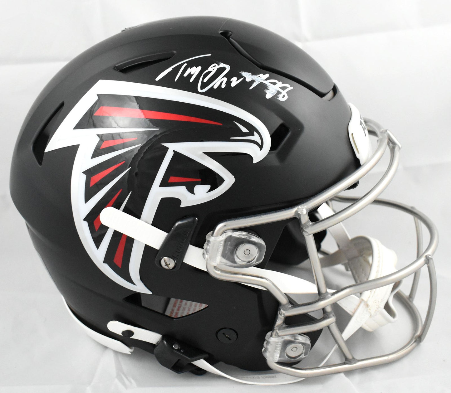 Tony Gonzalez Signed Atlanta Falcons Riddell Full Size Speedflex Helmet