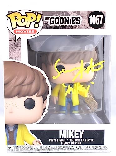 Sean Astin Signed The Goonies Mikey Funko Pop Figurine #1067