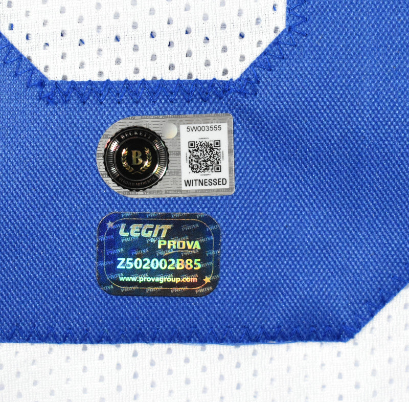 Isaac Bruce Signed Los Angeles Rams White Custom Jersey