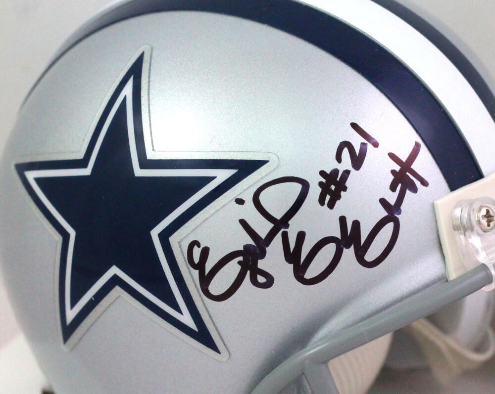 Ezekiel Elliott Autographed Dallas Cowboys Mini Helmet - Black