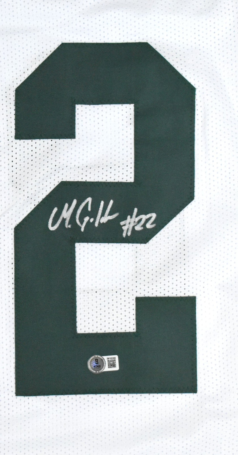 Matthew Golden Signed Green Bay Packers White Custom Jersey
