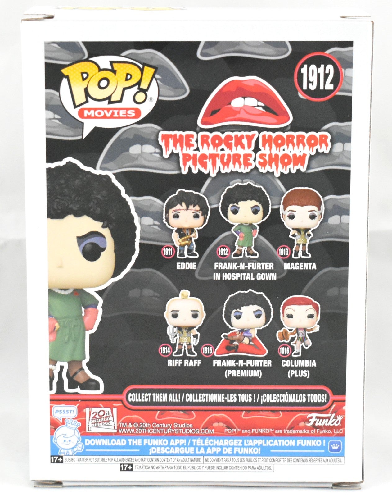 Tim Curry Autographed Frank-N-Furter Rocky Horror Funko Pop #1912