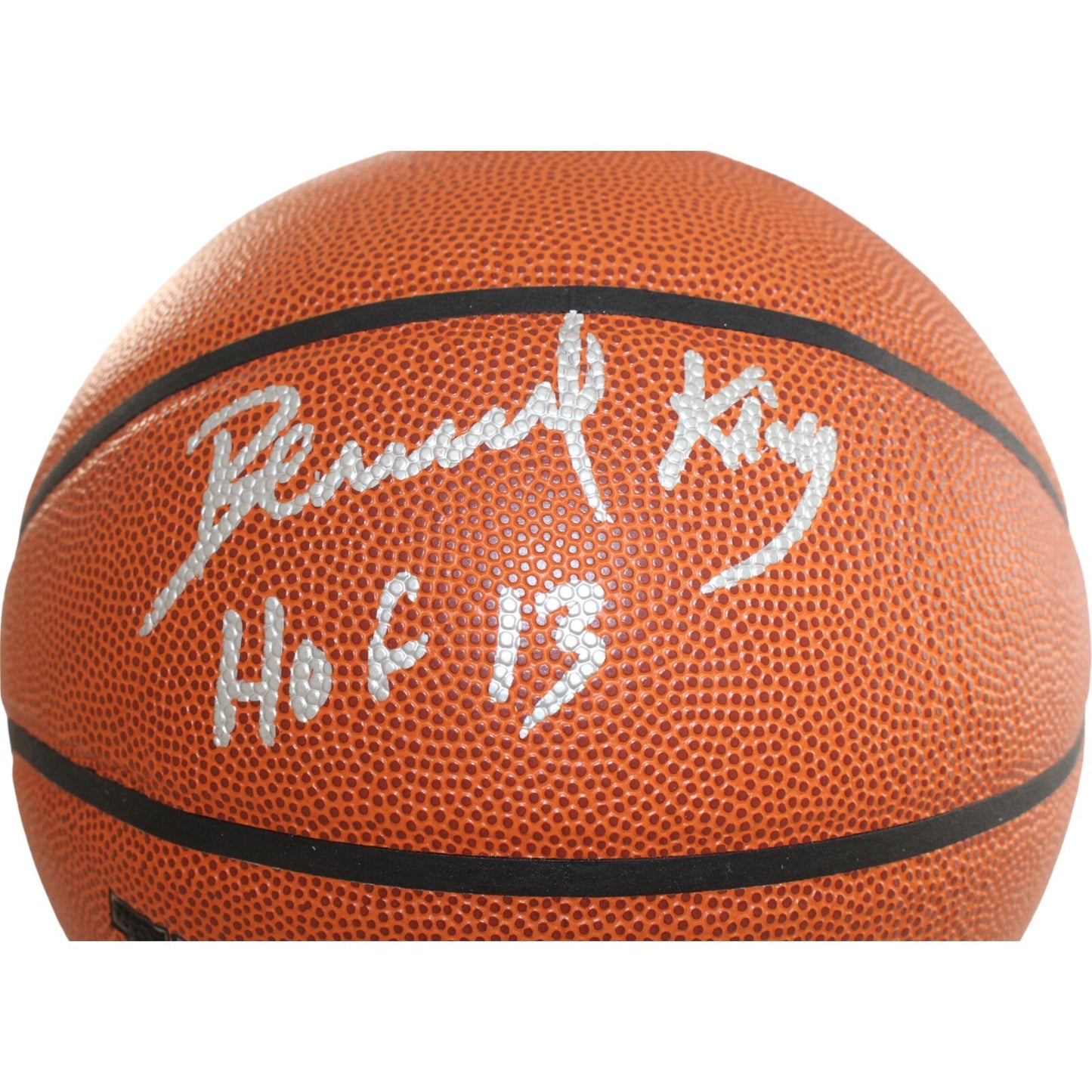 Bernard King Autographed New York Knicks Wilson I/O Basketball