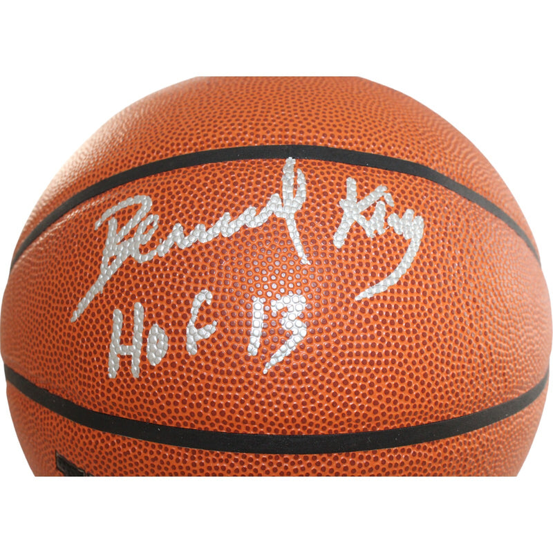 Bernard King Autographed New York Knicks Wilson I/O Basketball