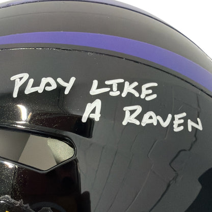 Trey Hendrickson Signed Baltimore Ravens Authentic Full Size Helmet