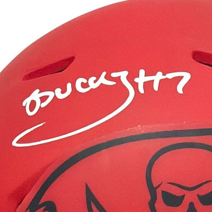 Bucky Irving Signed Tampa Bay Buccaneers Rave Mini Helmet