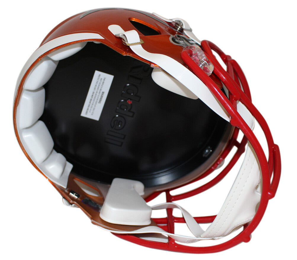 John Lynch Signed Tampa Bay Buccaneers Full Size Flash Helmet HOF Inscription