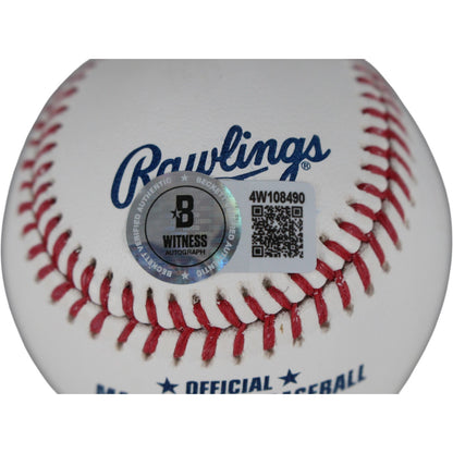 Deion Sanders Atlanta Braves Autographed Official Major League Baseball (BAS)