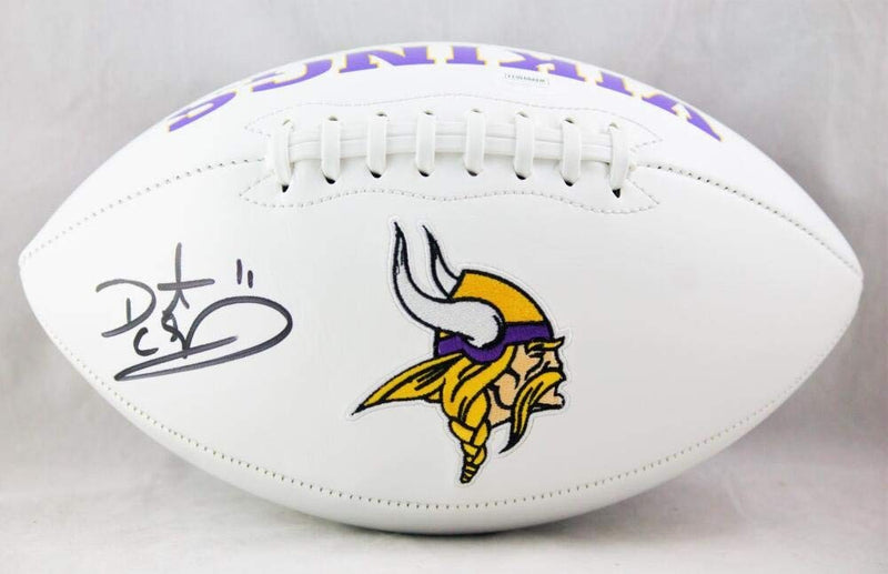Daunte Culpepper Autographed Minnesota Vikings Black Logo Football