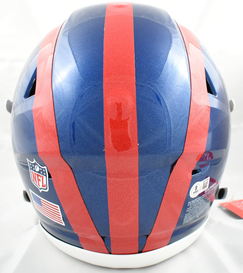 Abdul Carter Signed New York Giants Full Size 2024 Alternate Speedflex Helmet