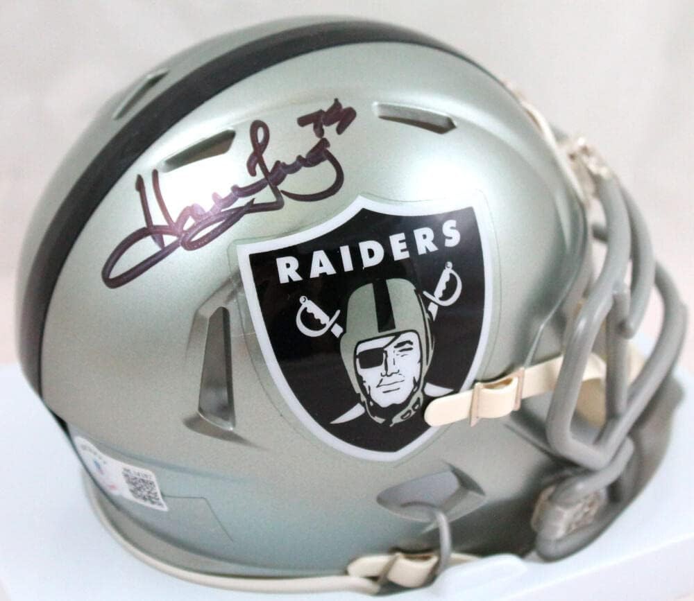 Howie Long Signed Oakland Raiders Flash Speed Mini Helmet