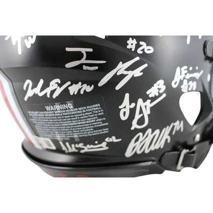 Ohio State Buckeyes Team Signed Authentic Full Size Helmet (19 Signatures)