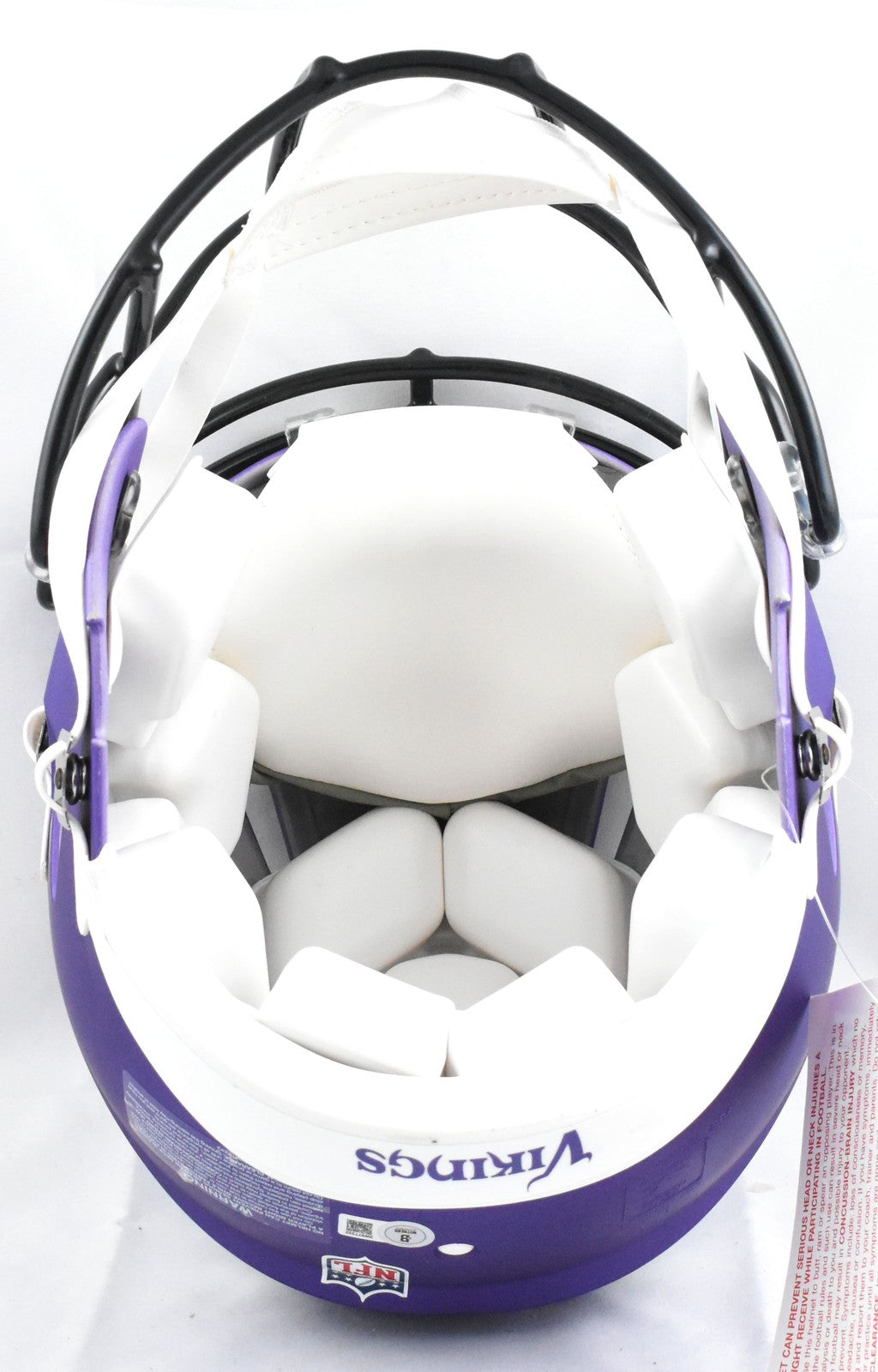 Randy Moss Signed Minnesota Vikings Full Size Speed Authentic Helmet