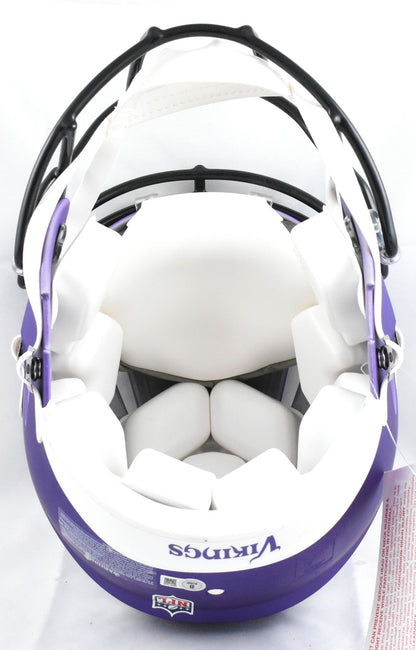Randy Moss Signed Minnesota Vikings Full Size Speed Authentic Helmet