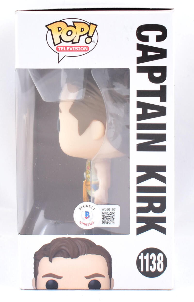 William Shatner Autographed Star Trek Funko Pop #1138