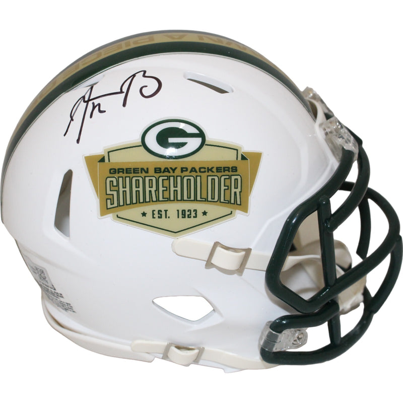 Aaron Rodgers Autographed Green Bay Packers Mini Helmet
