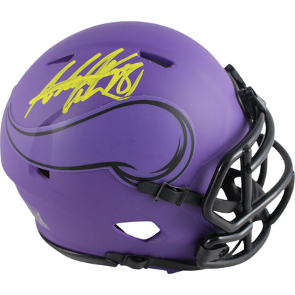 Adrian Peterson Signed Minnesota Vikings Rave Mini Helmet