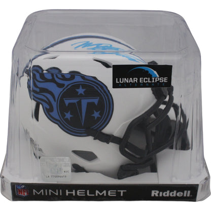 Will Levis Autographed Tennessee Titans Lunar Mini Helmet