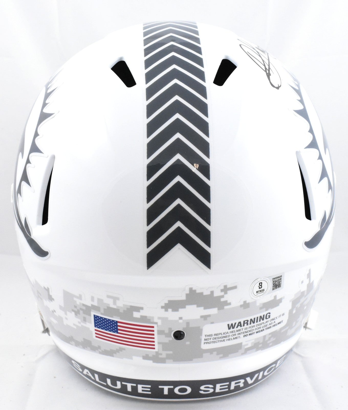 Jonnu Smith Signed Miami Dolphins 2024 Salute to Service Full Size Helmet