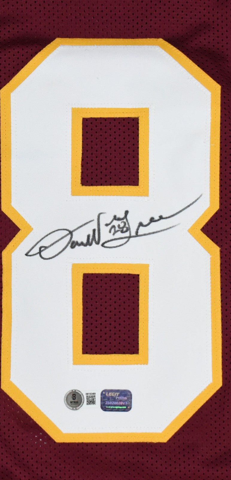 Darrell Green Autographed Washington Maroon Custom Jersey