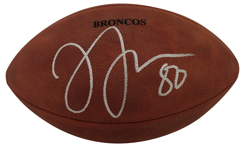 Julius Thomas Autographed Denver Broncos Team Issued Official Football