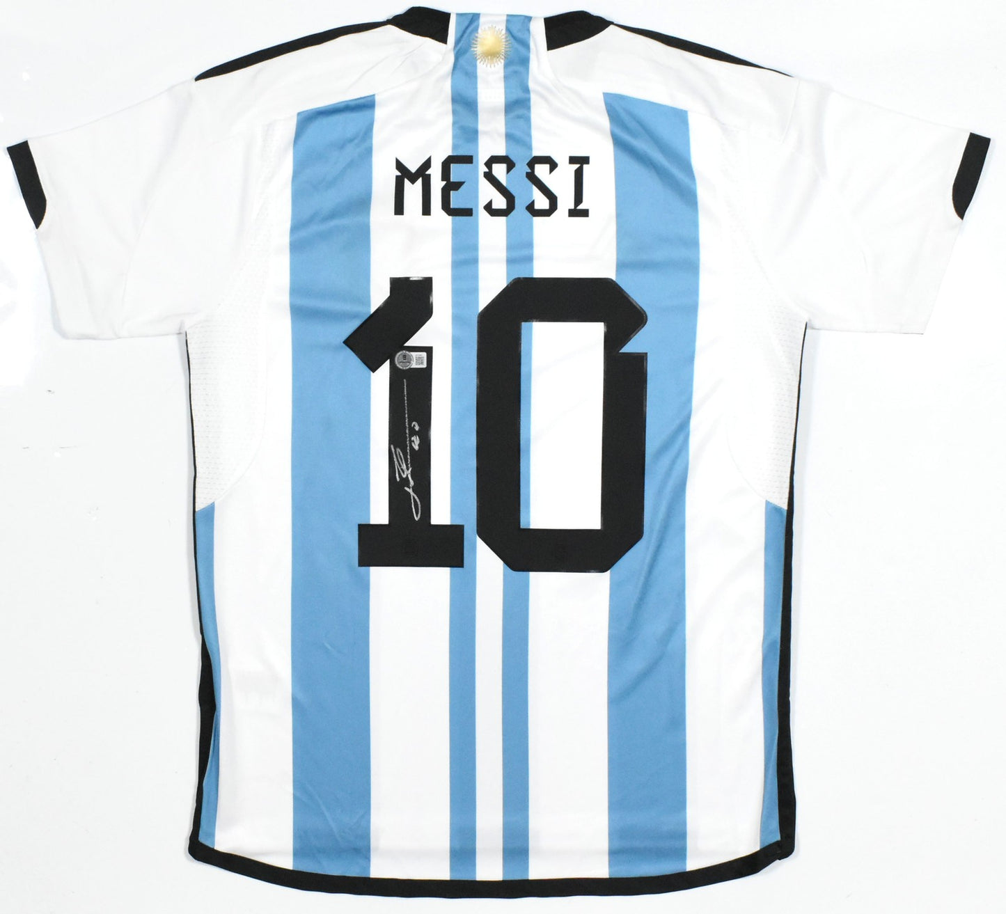 Lionel Messi Signed Argentina National Team Home Jersey