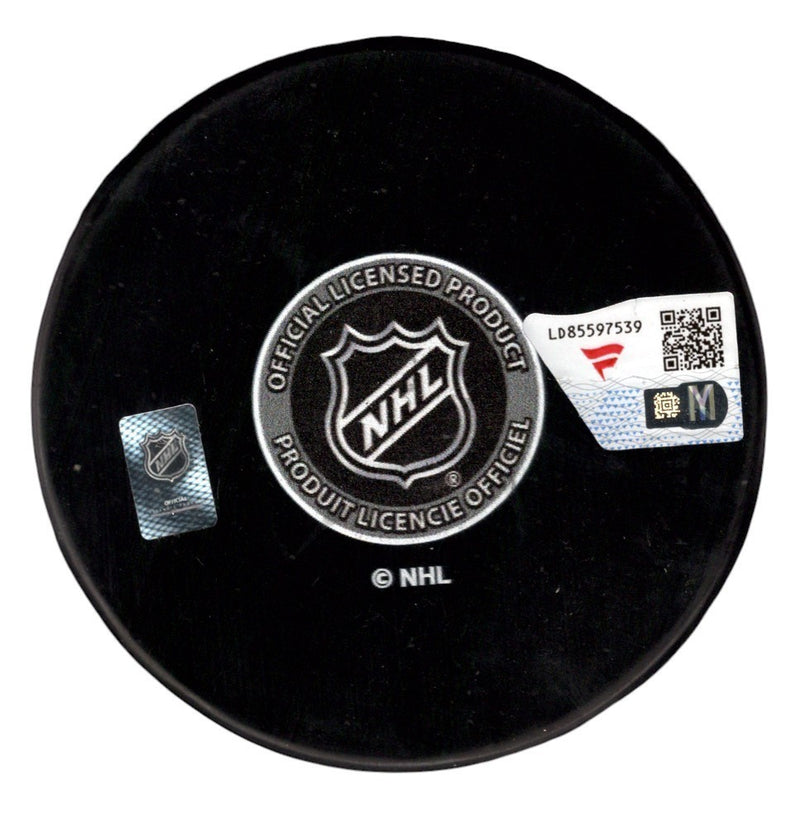 Sergei Bobrovsky Signed Florida Panthers Logo Hockey Puck