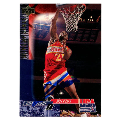 Dominique Wilkins Autographed 1994 Upper Deck #76 Trading Card